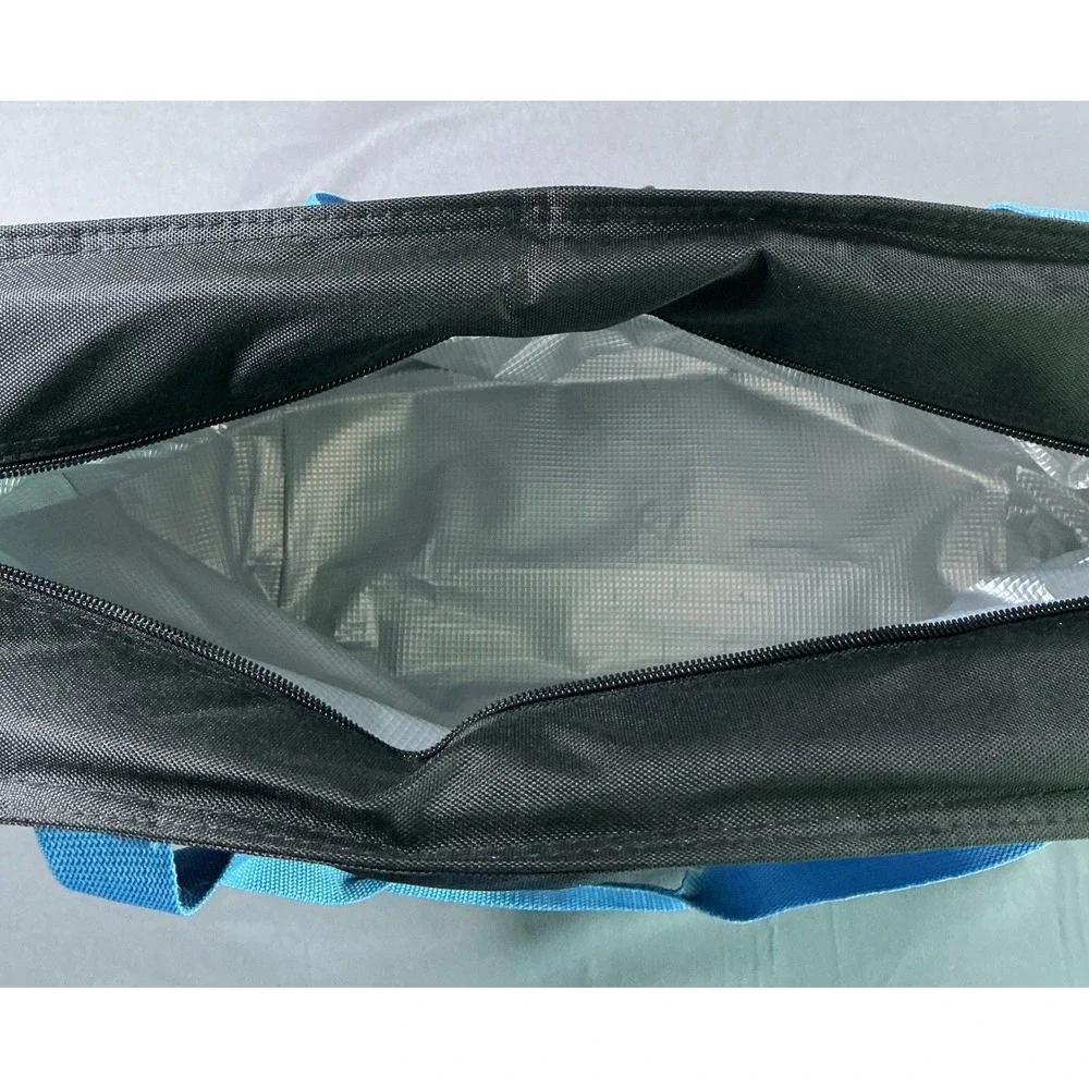 Igloo XL Market Tote Cooler Bag 54 Can Insulated Herringbone Black Artic Haze